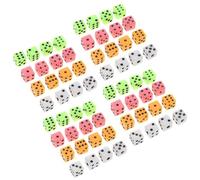 Abaodam 100 Mini Dadi Tascabili a 6 Facce Colorati da 8 Mm con Angoli Quadrati, Piccoli Dadi da Gioco per Apprendimento Matematico e Giochi da Tavolo, Set da 100 Pezzi per Uso Educativo