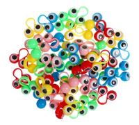 Abaodam 100 Occhi per Dito Giocattoli Colorati per Accessori Divertenti per Giochi Ruolo e Creatività Sicuri e Leggeri per Compleanni e Attività Gruppo