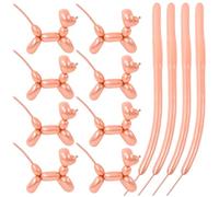 Abaodam 100 Palloncini Lunghi in Lattice Rosa Dorato per Feste e Matrimoni, Palloncini Decorativi Attorcigliati per Decorazioni Creative Indoor e Outdoor, Set da 100 Pezzi per Eventi