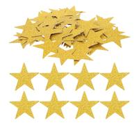 Abaodam 100 Pezzi Confetti Stelle Glitter Oro in Carta a Forma di Stella per Decorazioni Tavolo e Progetti Diy, Eleganti e Versatili per Atmosfera Festiva