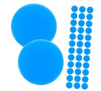 Abaodam 100 pezzi Gettoni in Plastica per Bingo e Poker Trasparenti Blu Contatori Colorati per Giochi e Feste Leggeri e Facili da Trasportare per Apprendimento e Divertimento