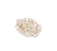 Abaodam 100 Pezzi Puntini Intarsi Luminosi per Tastiera Chitarra e Ukulele in Bianco Perlato, Mini Size e Leggeri per Decorazioni Accurati