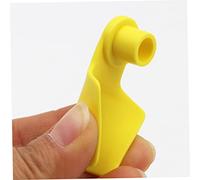 Abaodam 100 pezzi Targhette Auricolari Gialle per Bestiame Accessori Animali Leggeri e Resistenti per Gestione Allevamenti