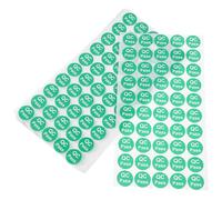 Abaodam 1000 Etichette Autoadesive Qc Pass 25mm Rotonde per Controllo Qualità Magazzino, Adesivi di Resistente, Etichette Multiuso per Spedizione e Ispezione Prodotti