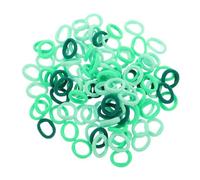 Abaodam 100pezzi Fasce Per Capelli Verdi Per Bambine Elastici Morbidi Senza Cuciture Per Coda Di Cavallo Mini Fasce Per Capelli Per Ragazzo Ragazza e Ragazzo Ragazza Piccoli Per Scuola e g