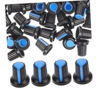 Abaodam 100pezzi Manopola Per Chitarra Controllo Del Volume Tono Parti Di Ricambio Per Potenziometri Adatte Per Effetti Per Chitarra Amplificatori Per Altoparlanti Ecc Materiale Resistente