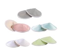 Abaodam 10pezzi Assorbenti per Reggiseno da Allattamento Anti-galattorrea Lavabili Strati Spesso Traspirante Forma Ciotola Colori Misti Colore Casuale