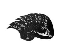 Abaodam 10pezzi Battipenna per Chitarra in Pvc Adesivi Protettivi con Motivi Rondine Leggeri e Durevoli per Decorare la Chitarra senza Influire Sul Tono per Chitarre