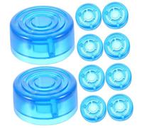 Abaodam 10pezzi Copri Pulsanti Interruttore Effetto Chitarra in Plastica Resistente Topper Footswitch Compatibile Con Pedalboard Effetti Accessorio Versatile Per Miglior Controllo e Durata