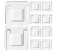 Abaodam 10pezzi Fermo di Sicurezza per Porta Scorrevole Armadio Limitatore per Finestra Scorrevole Maniglia Nascosta per Porta in Tirante ad Anello per Blocco per Ragazzo Ragazza