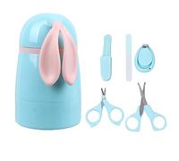 Abaodam 10pezzi Forbicine Per Unghie Da Ragazzo Ragazza Kit Manicure Con Strumenti Di Sicuri e Leggeri Per Ragazzo Ragazza Blu