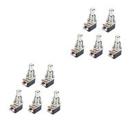 Abaodam 10pezzi Interruttore Pedale Per Chitarra Elettrica Con Pulsante Pin Modifica e Costruzione Effetti Musicali Contatti Metallici Resistenti e Commutazione Flessibile