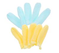 Abaodam 10pezzi Spazzolino Da Dito Per Cani e Gatti Da Manicotto Per Dita Delicato Per Rimuovere Tartaro Eliminare Cattivo Odore e