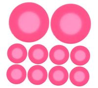 Abaodam 10pezzi Stetoscopio Protezione Testa Ricambio Diaframma Morbido Silicone Copertura Accessori Clinici Isolamento Rumore Flessibile Compatibilità Famiglia Paziente Personale