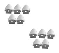 Abaodam 10pezzi Triangle Shape Drum Hook Zinc Alloy Drum Connector Accessories for Musicians