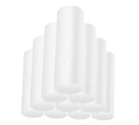 Abaodam 10pezzi Tubo di Schiuma Craft per Decorazioni Feste Cilindri di Schiuma per Progetti Fai da Te Forma Cilindrica per Addobbi Natalizi e Decorazioni Interiori