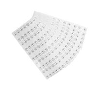 Abaodam 12 Fogli Etichette Adesive Simbolo Messa PVC Resistente per Pannelli Elettrici Macchinari Sicurezza Industriale