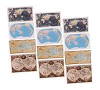 Abaodam 12 Mappa Decorativa Miniatura per Casa delle da Accessorio per Miniature Design Realistico e Colori