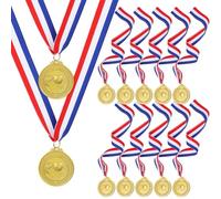 Abaodam 12 Medaglie da Basket in Lega di Zinco Superficie Lucida e Durata Prolungata, Premi per Vincitori di Tornei Locali e Nazionali, Colore Oro