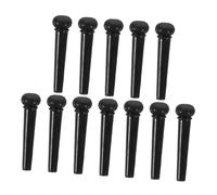 Abaodam 12 Pezzi Accessori Per Chitarra Ponte Acustico Perno Forniture Per Chitarra Pioli Di Ricambio Per Pioli Per Parti Per Abs Nero