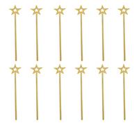 Abaodam 12 pezzi Bacchette Magiche per Stella Glitterata Bastoni da Fata Principessa per Compleanni Matrimoni Halloween Natale e Giochi di Ruolo per Ragazzi e Ragazze