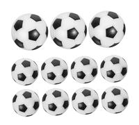 Abaodam 12 Pezzi calcio balilla nero giocattoli mini palle da tavola palla da calcio piccolo palle sportive palle da gioco da tavolo da calcio palloni da calcio da tavolo calcio giocattolo