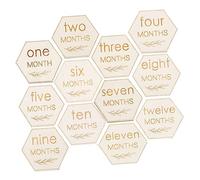 Abaodam 12 Pezzi Carte di pietra miliare del auto scatta per carta del etichetta blocchi cardine segni di crescita del carte cardine neonato Bosso