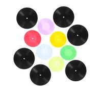 Abaodam 12 Pezzi Dischi in Miniatura per Decorazione Casa delle Bambole Modelli Resistenti e Realistici per Arredamento su Misura e Esposizione Desktop