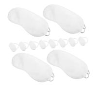 Abaodam 12 pezzi Maschere Occhi Usa e Getta Leggere Protezione Occhi Viaggio Sonnolenza Blocca Luce Adatte per Ufficio Studio e Pisolini Outdoor