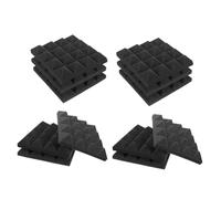 Abaodam 12 pezzi Pannelli Acustici Autoadesivi per Pareti Isolanti Fonoassorbenti Tagliabili per Studio Cinema Casa e Sala Musica