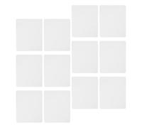 Abaodam 12 Pezzi Tappetino Mouse Bianco per Stampa a Trasferimento Termico, Resistente All'usura e Facile da Pulire, per Studenti, Professionisti e Progetti DIY