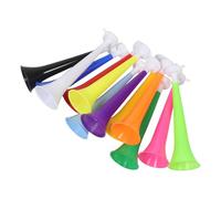 Abaodam 12 Pezzi Trombe da Stadio in Plastica per Partite di Calcio e Sport Rumorosi Corni da Tifo per Eventi Sportivi Supporto Squadra con Suono Potente Design Smontabile e Colori Misti