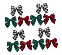 Abaodam 12 Pz tornante barrette hair pin hair bow accessori per per ragazze forcina a fiocco scozzese forcina per per ragazze fermagli per da ragazza per bambini