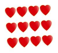 Abaodam 12 Spille a Forma di Cuore in Lega di Zinco Spilla Decorativa per Abbigliamento Donna Accessorio Cerimonia Nuziale e Volontariato Gioielli Raffinati per la Festa degli