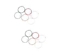 Abaodam 12pezzi Corde Per Chitarra Acustica Acciaio Per Folk Materiale Resistente e Durevole Suono e Comfortevole Accessori Per Strumenti Musicali