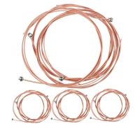 Abaodam 12pezzi Corde per Chitarra Acustica Pacchetto di Corde di Ricambio per Strumenti Musicali Facile Installazione Suono Chiaro e Duraturo per Tutti i Tipi di Chitarra