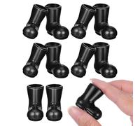 Abaodam 12pezzi Mini Stivali di Natale Ornamento Decorazioni Natalizie Artificiali Scarpe di Babbo Natale Forniture per Casa delle Bambole Decorazione da Tavolo Miniatura Simulata