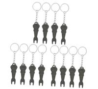 Abaodam 12pezzi Winder Per Corde Chitarra Strumenti Per Rimuovere Pioli e Avvolgere Corde Per Chitarra Elettrica e Acustica Facile Da Trasportare Anello Portachiavi