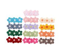 Abaodam 13pezzi Fermagli per Capelli Forma di Fiore per Bambine Completamente Foderati Clip Coccodrillo Antiscivolo Accessori per Capelli Floreali per Ragazzo Ragazza Ragazza e Ragazzo