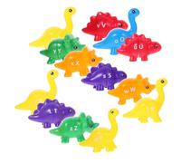 Abaodam 13pezzi Giocattoli Di Dinosauri Per Abbinamento Alfabeto Giocattoli Educativi Per Apprendimento Precoce Dei Ragazzo Ragazza Ragazza Piccoli Dinosauri Per Ordinare
