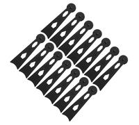 Abaodam 14 Pezzi Supporto per Cornice Portafoto Girevole in Plastica Nero, Supporto per Cornici Fotografiche, 360° Senza Attrezzi, per Esposizione su Scrivania e Mostre, Portata Max 1,5kg