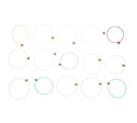 Abaodam 15 Pezzi Corde per Lira in Ottone, Ricambio per Strumento Musicale | Tocco Confortevole, Timbro Acuto Deciso, Passaggio Fluido delle Note, Adatte per Adulti Colore Casuale