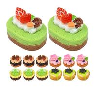 Abaodam 15 Pezzi Di Torta Artificiale Finta Simulazione Realistica Cibo Cupcake Pane Dessert Dolci Finti Home Staging Attrezzature Artigianato Fotografia Oggetti Di Scena Decorazione