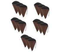 Abaodam 15 Pz Borsa protettiva per ocarina 1 borse per accessori per strumenti Ocarina a 12 fori borsetta ocarina custodia protettiva ocarina porta ocarine accessori per ocarina Brown