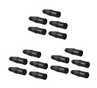 Abaodam 15 Pz connettore xlr a tre fili Connettore per attrezzatura audio Connettore per attrezzatura da convertitore jack per microfono cavo del microfono presa microfonica maschio