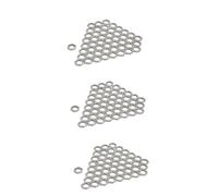 Abaodam 150pezzi Nut Zinc Alloy Fine Tooth for Guitar and Bass Socket Jack Thin Light Design Inner Diameter Compatible with Instruments