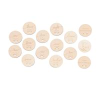 Abaodam 15pezzi Carte Milestone in Legno Naturale Per Ragazzo Ragazza Ragazza Dischi Mensili Sicuri e Lisci Accessori Fotografici Per Ricordare Primo Anno Del Bebè Regalo Per Shower e