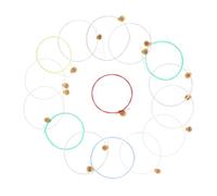 Abaodam 15pezzi Corde Per Arpa e Lira Corde Strumento Musicale Carbonio Facili Da Installare Stabili e Resistenti Accessori Per Arpa e Lira