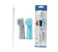 Abaodam 15pezzi Spazzolino da Dito per Cani Spazzolino per Cani Piccoli Kit per Animali Domestici Accessori per Pulizia delle Dita Strumenti e Gatti