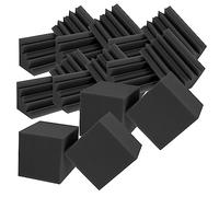 Abaodam 16pezzi Trappole Per Bassi Angolari Pannelli in Fonoassorbenti Diffusore Acustico Trappole Per Bassi Combinato Per Imbottitura Antirumore Adatto Per Studi e Home Theater